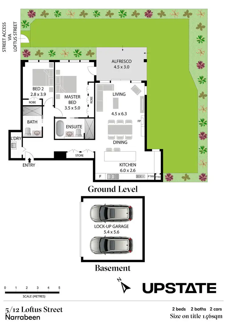 Floorplan of Homely apartment listing, 5/12 Loftus Street, Narrabeen NSW 2101