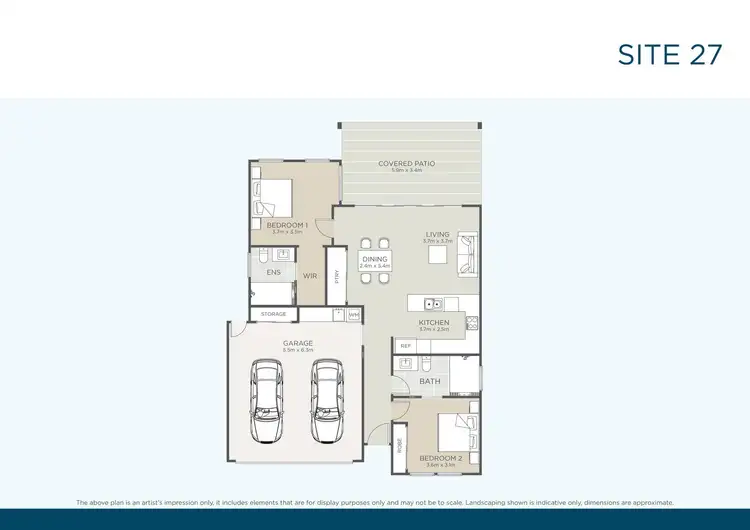 Floorplan of Homely retirement listing, 27/49 Creek Road, Burpengary East QLD 4505