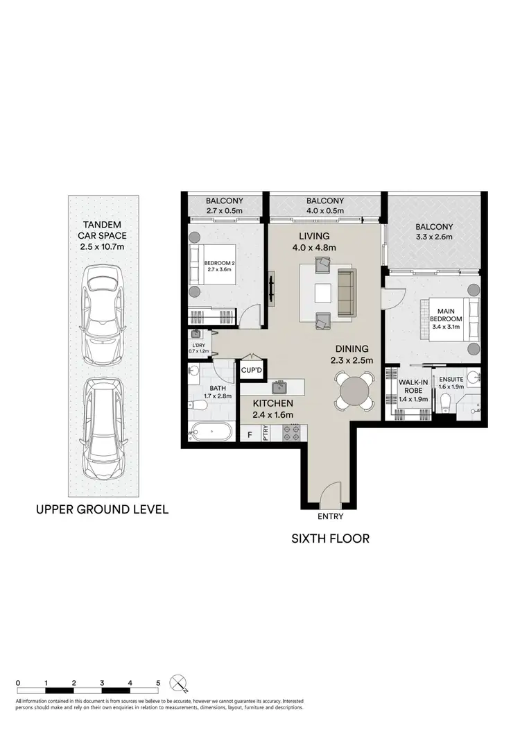 Floorplan of Homely apartment listing, 602A/1 Jack Brabham Drive, Hurstville NSW 2220