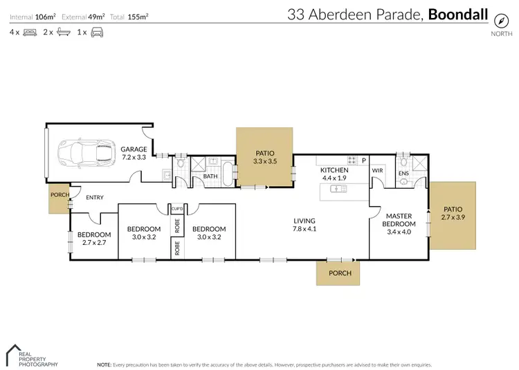 Floorplan of Homely house listing, 33 Aberdeen Parade, Boondall QLD 4034