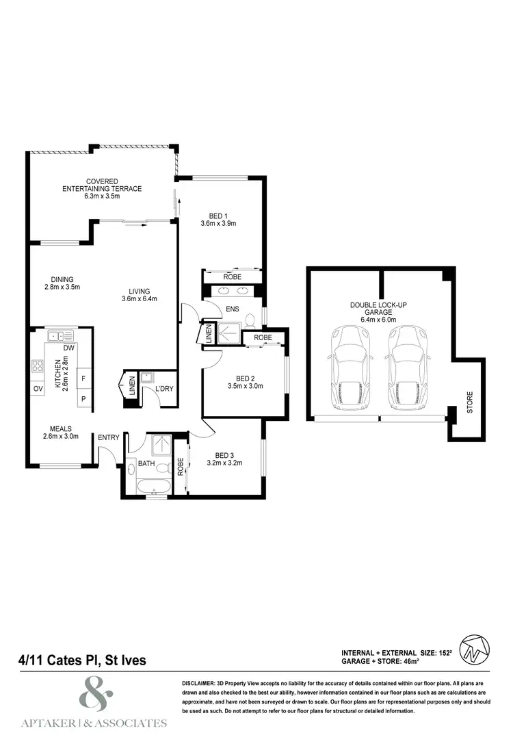 Floorplan of Homely unit listing, 4/11 Cates Place, St Ives NSW 2075