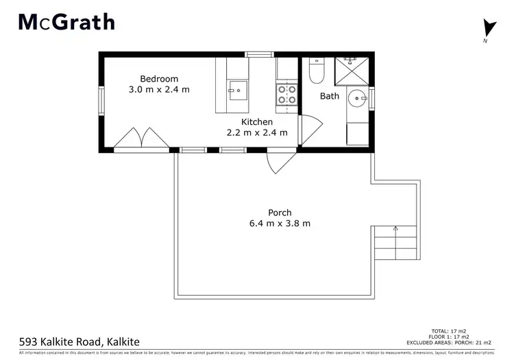 Floorplan of Homely unit listing, 593 Kalkite Road, Kalkite NSW 2627