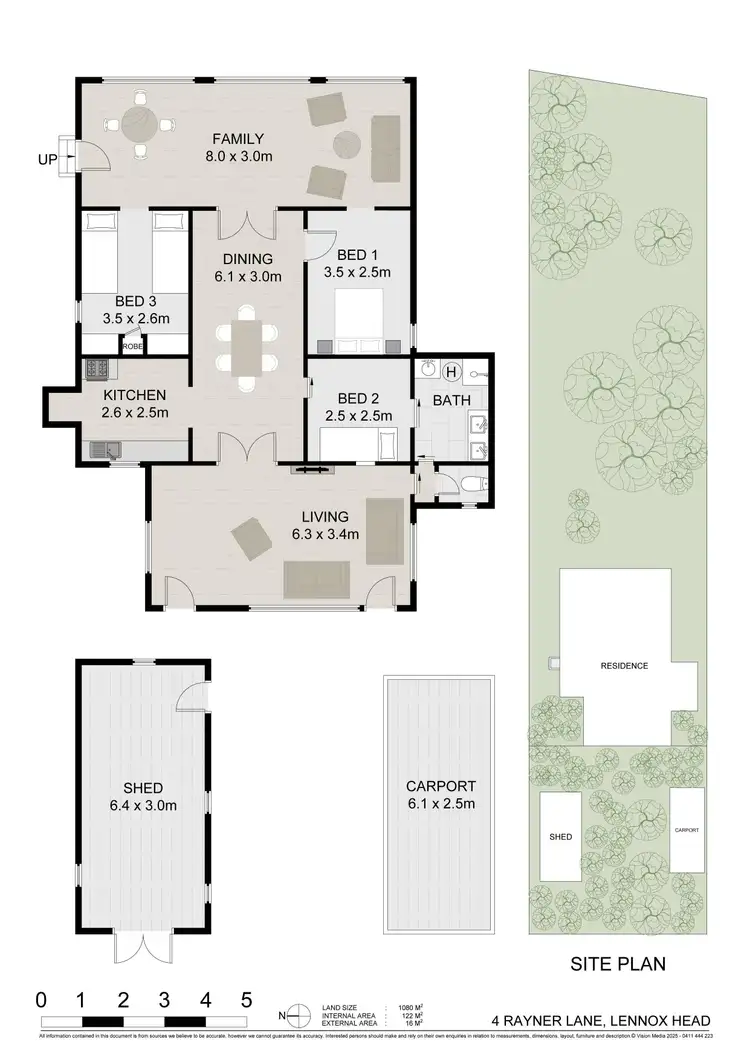 Floorplan of Homely house listing, 4 Rayner Lane, Lennox Head NSW 2478