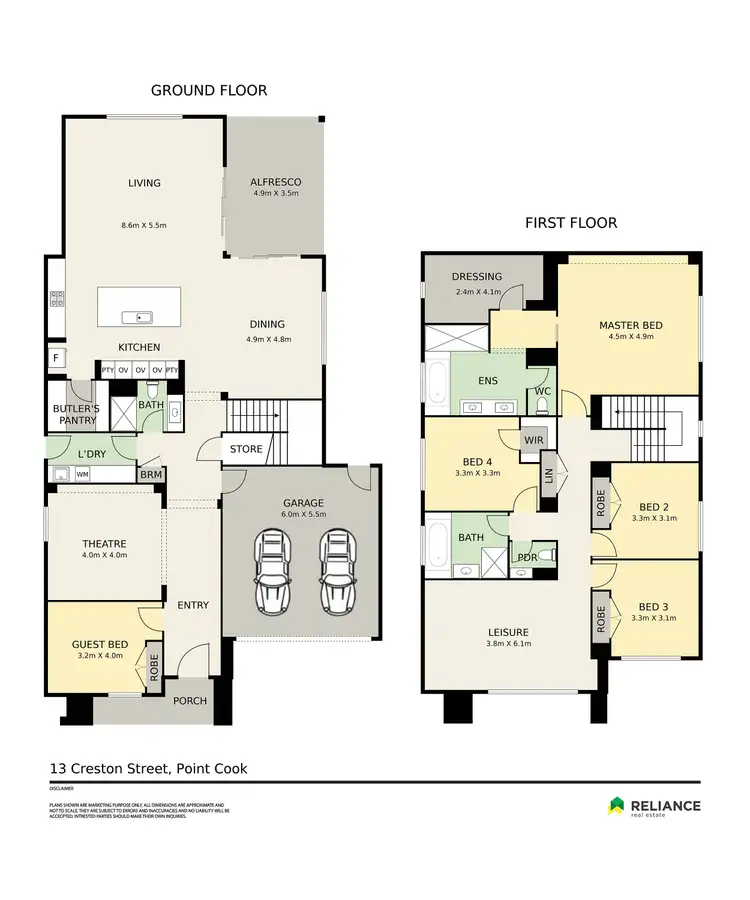 Floorplan of Homely house listing, 13 Creston Street, Point Cook VIC 3030