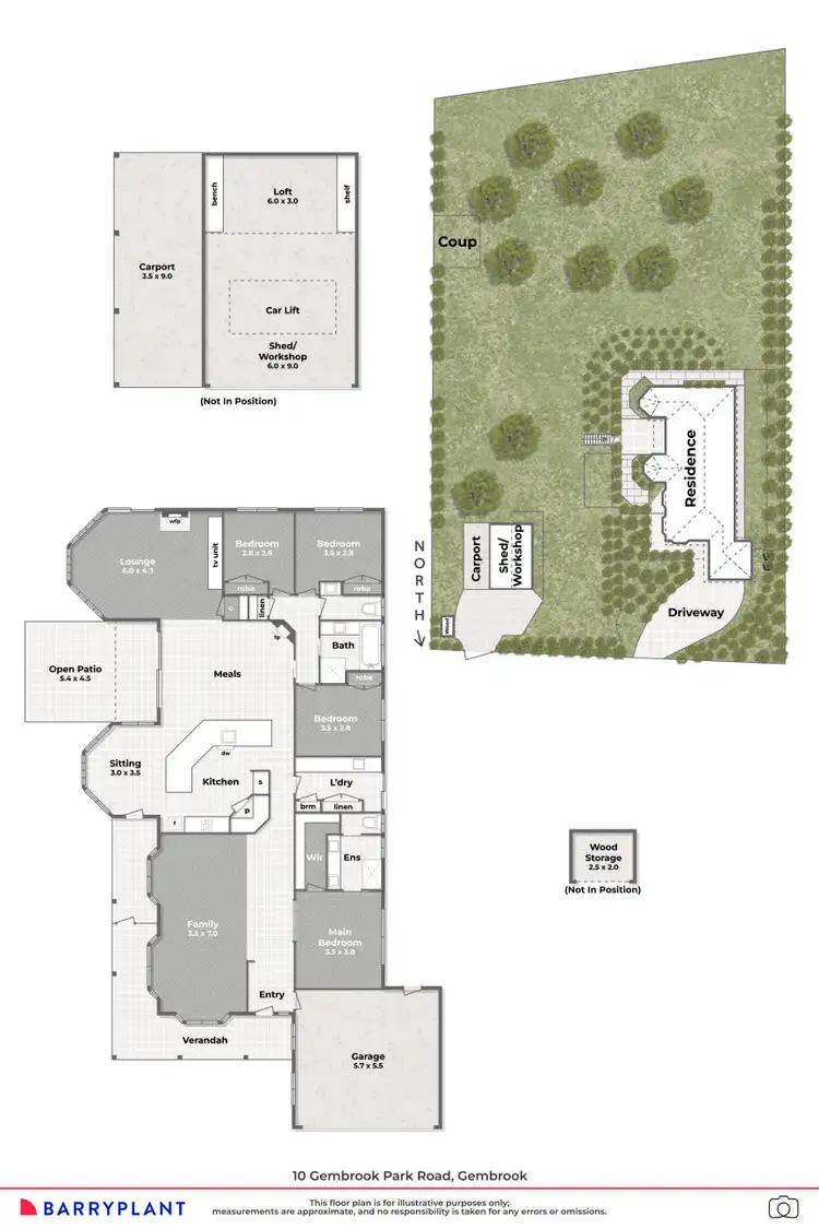 Floorplan of Homely house listing, 10 Gembrook Park Road, Gembrook VIC 3783