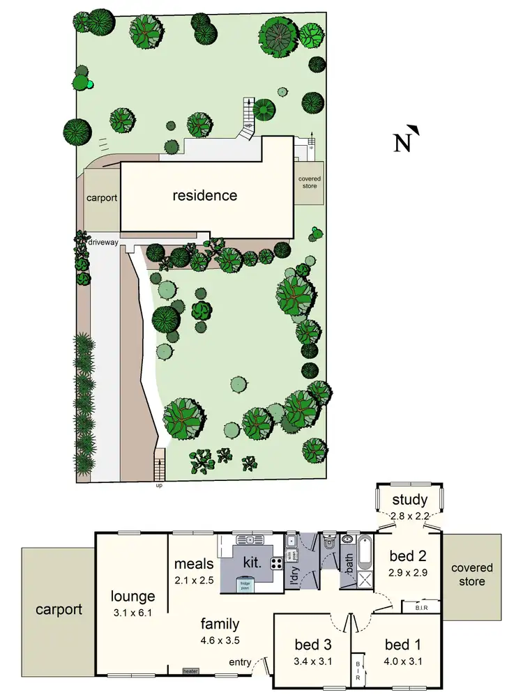 Floorplan of Homely house listing, 21 Winnetka Drive, Lilydale VIC 3140