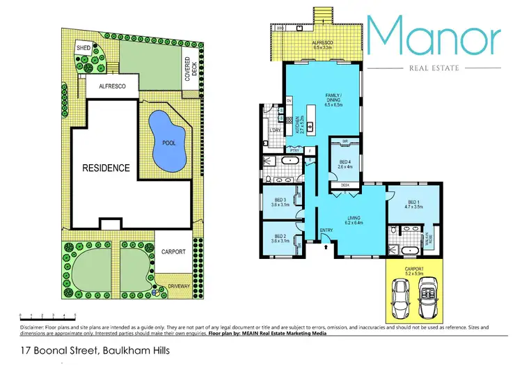 Floorplan of Homely house listing, 17 Boonal Street, Baulkham Hills NSW 2153