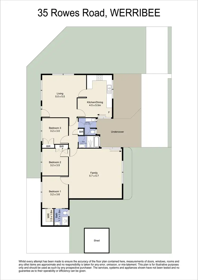 Floorplan of Homely house listing, 35 Rowes Road, Werribee VIC 3030