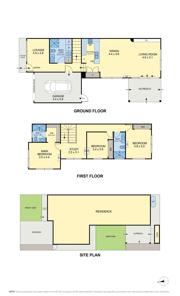 Floorplan of Homely townhouse listing, 18 Loch Crescent, Strathmore VIC 3041