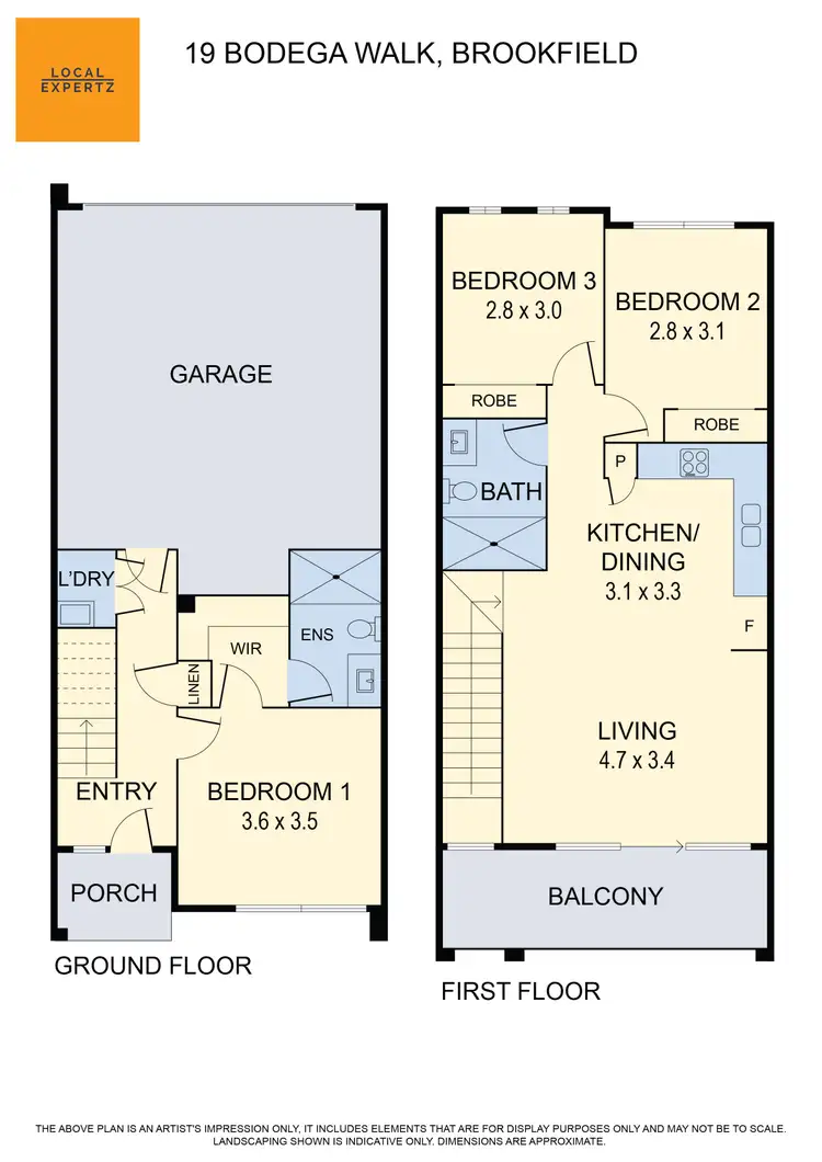 Floorplan of Homely apartment listing, 19 Bodega Walk, Brookfield VIC 3338