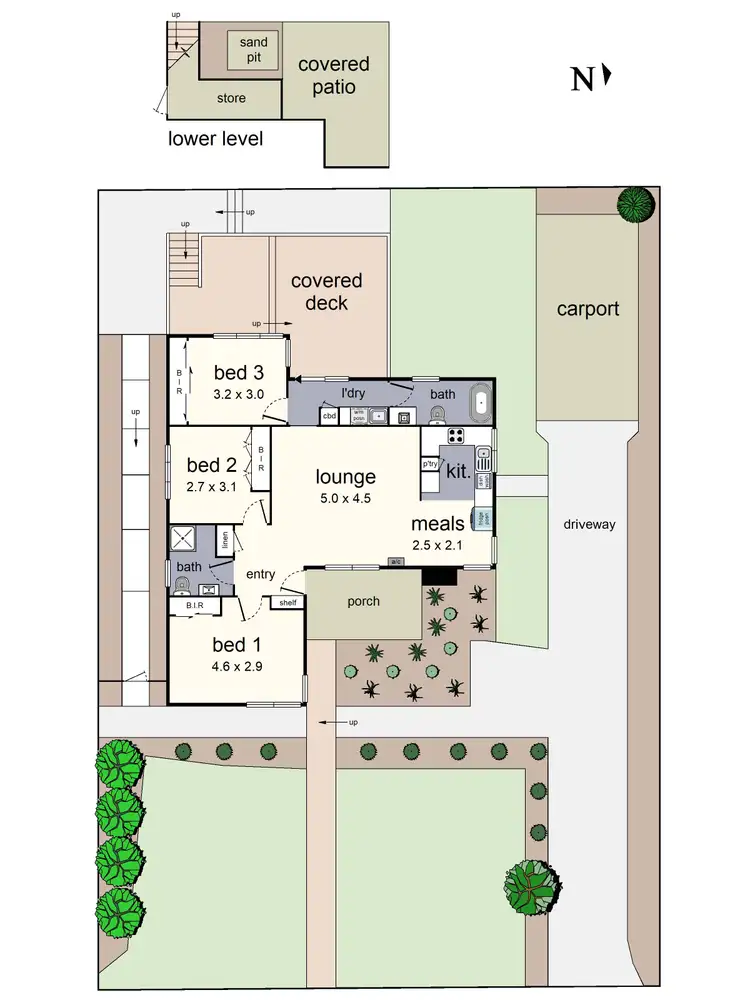 Floorplan of Homely house listing, 20 Albert Road, Lilydale VIC 3140
