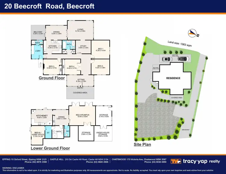 Floorplan of Homely house listing, 20 Beecroft Road, Beecroft NSW 2119