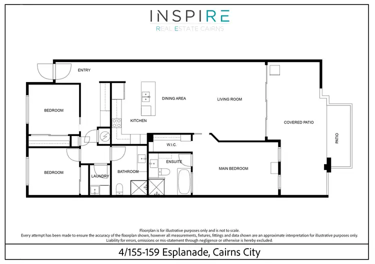 Floorplan of Homely unit listing, 4/155-159 Esplanade, Cairns City QLD 4870