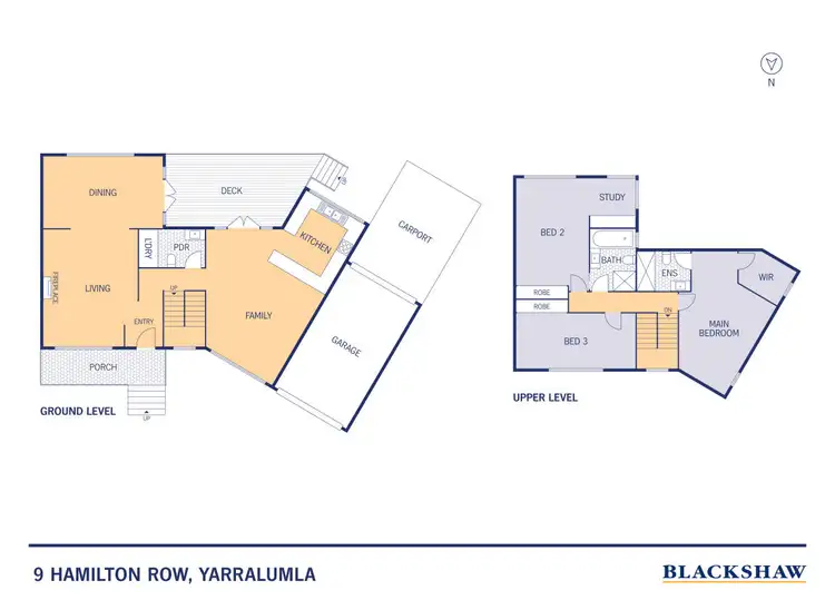 Floorplan of Homely house listing, 9 Hamilton Row, Yarralumla ACT 2600
