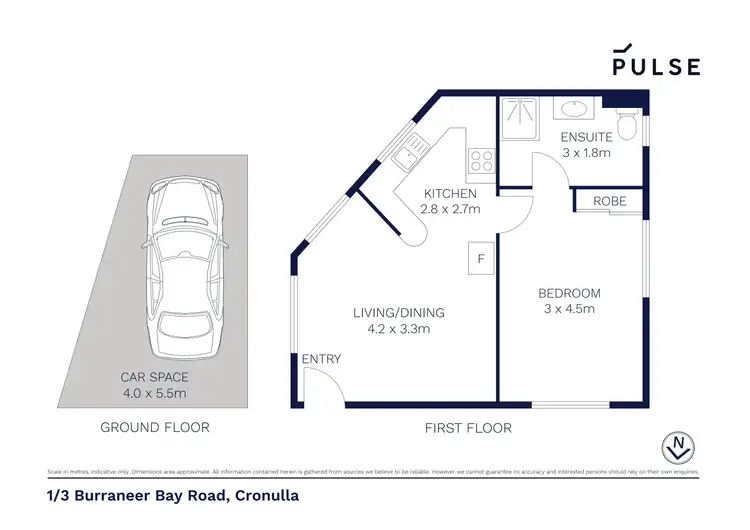 Floorplan of Homely apartment listing, 1/3 Burraneer Bay Road, Cronulla NSW 2230
