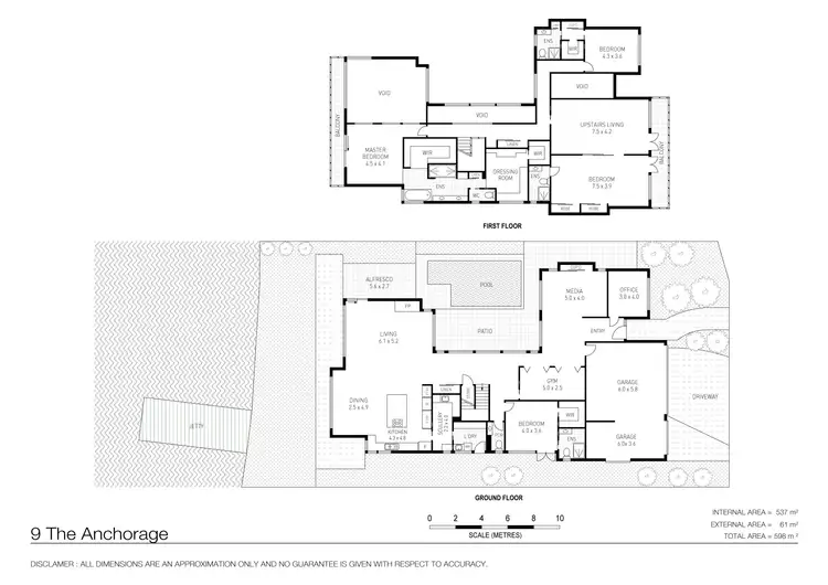 Floorplan of Homely house listing, 9 The Anchorage, Noosa Waters QLD 4566