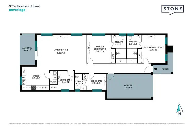Floorplan of Homely house listing, 37 Willowleaf Street, Beveridge VIC 3753
