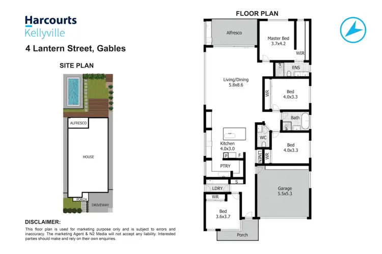 Floorplan of Homely house listing, 4 Lantern Street, Box Hill NSW 2765