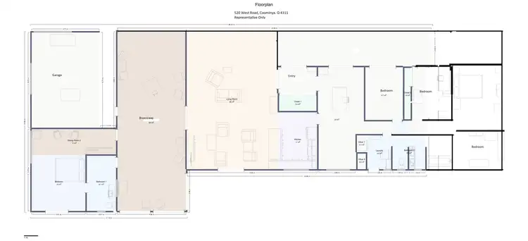 Floorplan of Homely rural property listing, 520 West Road, Coominya QLD 4311