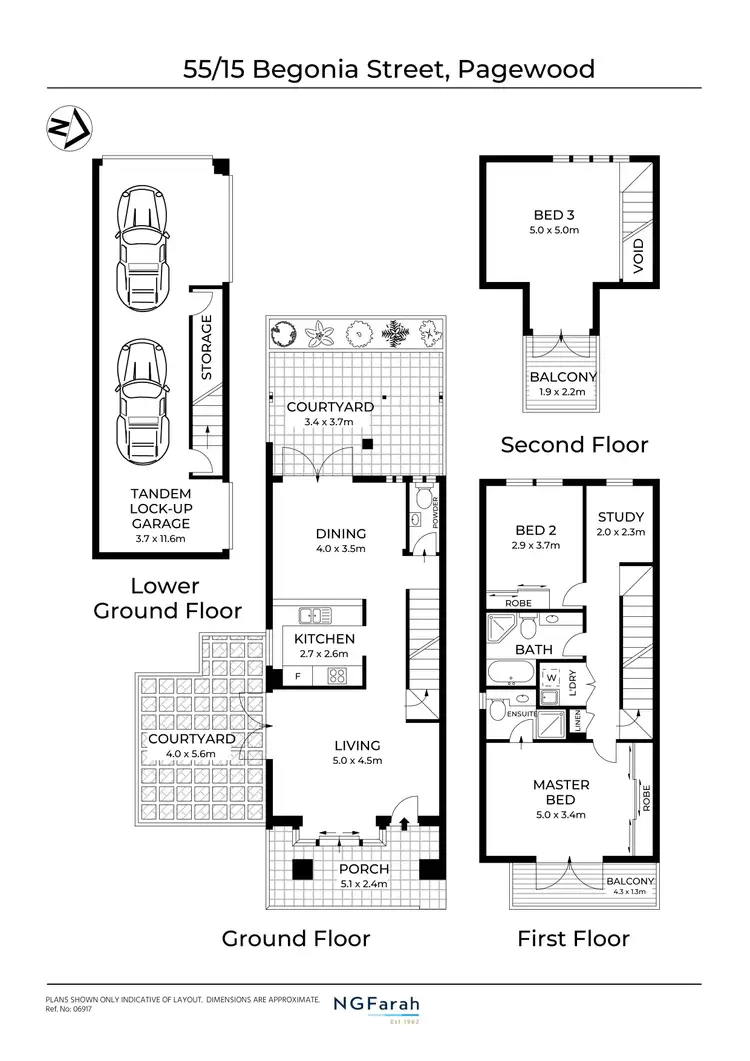 Floorplan of Homely townhouse listing, 55/15 Begonia Street, Pagewood NSW 2035