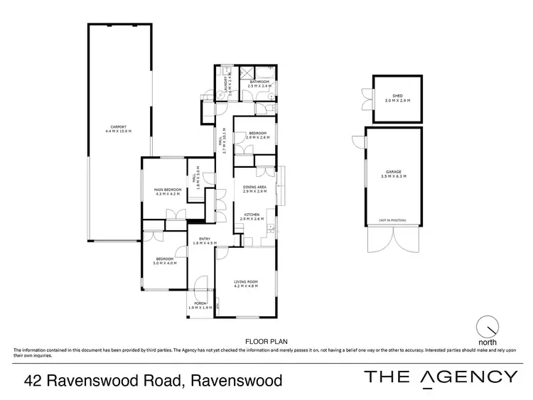 Floorplan of Homely house listing, 42 Ravenswood Road, Ravenswood TAS 7250