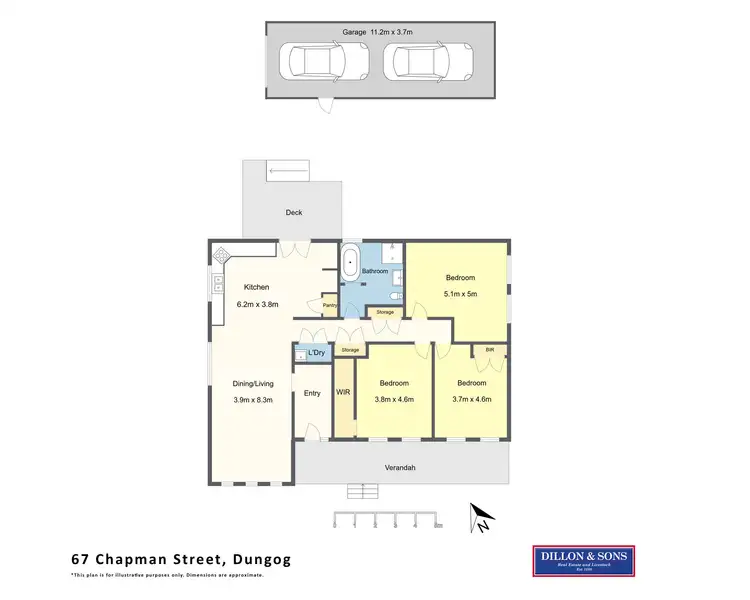 Floorplan of Homely house listing, 67 Chapman Street, Dungog NSW 2420