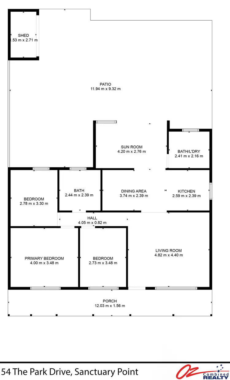 Floorplan of Homely house listing, 54 The Park Drive, Sanctuary Point NSW 2540