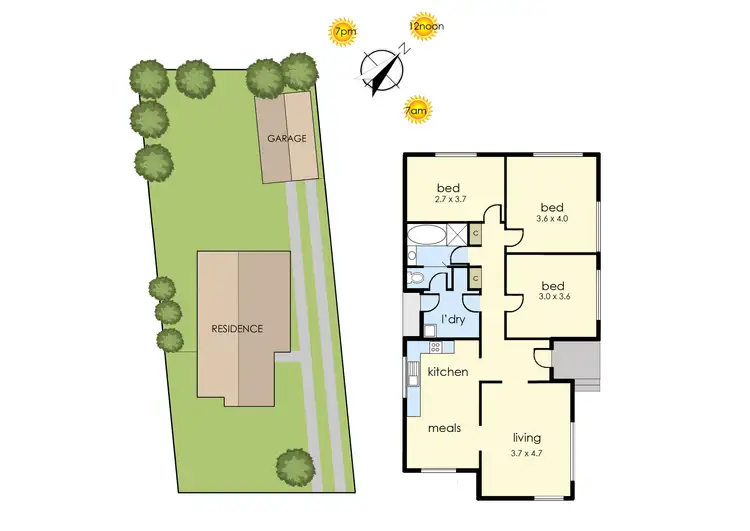 Floorplan of Homely house listing, 11 Stricta Court, Frankston North VIC 3200