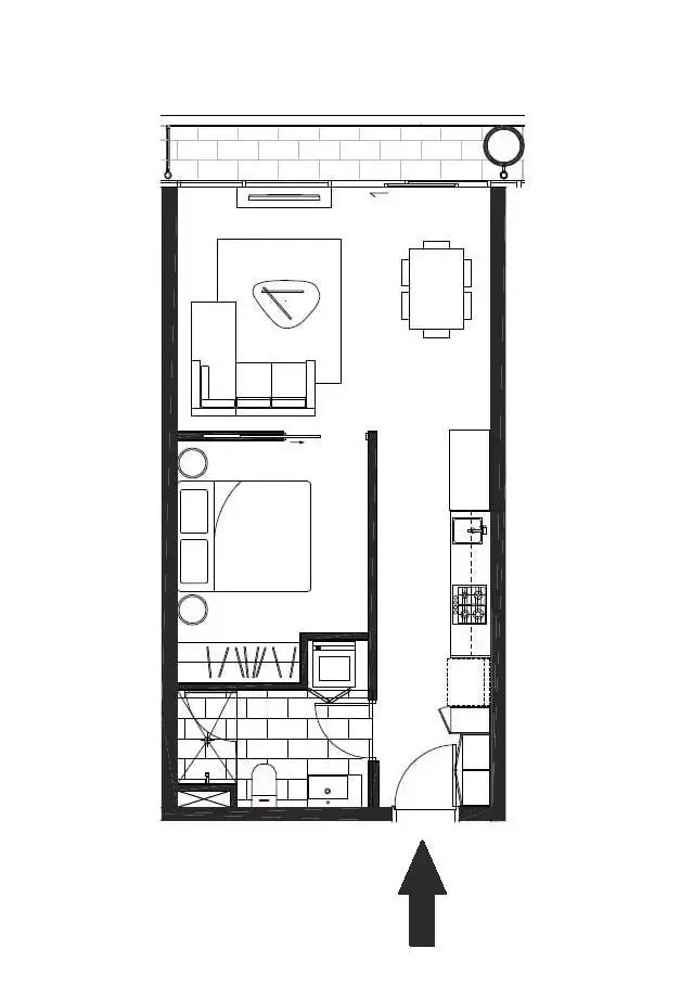 Floorplan of Homely apartment listing, 1305/250 City Road, Southbank VIC 3006