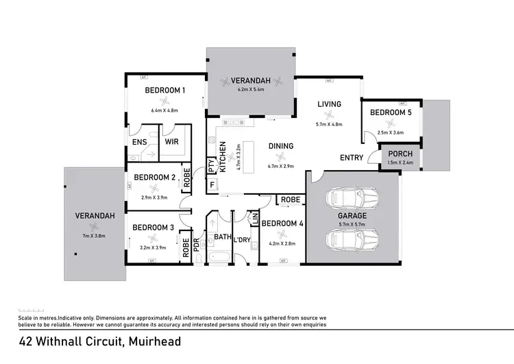 Floorplan of Homely house listing, 42 Withnall Circuit, Muirhead NT 810