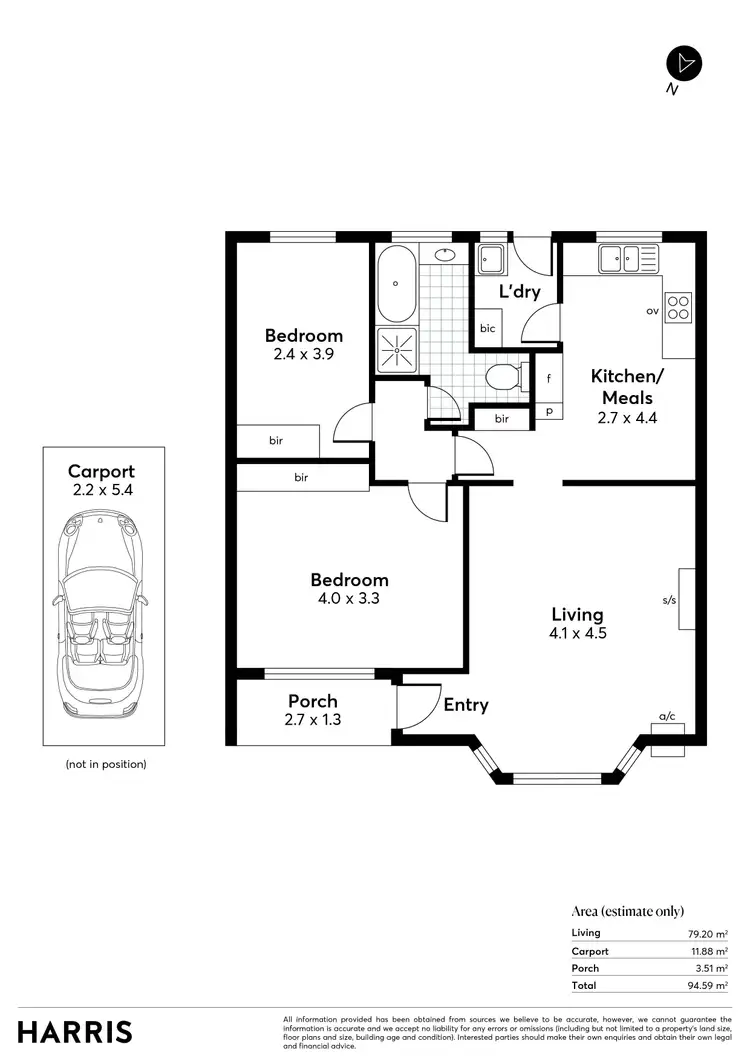 Floorplan of Homely unit listing, 6/115 Allinga Avenue, Glenunga SA 5064