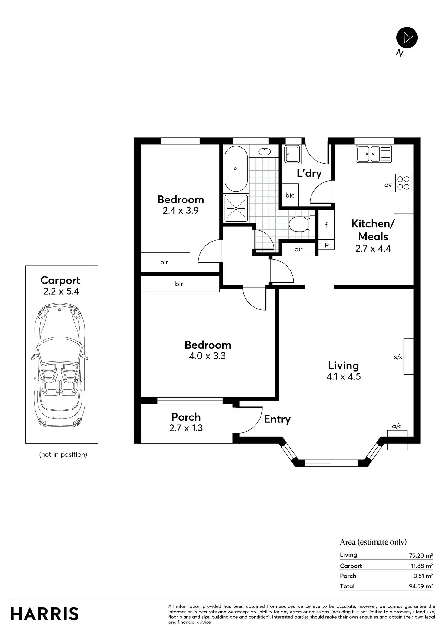 Floorplan of Homely unit listing, 6/115 Allinga Avenue, Glenunga SA 5064