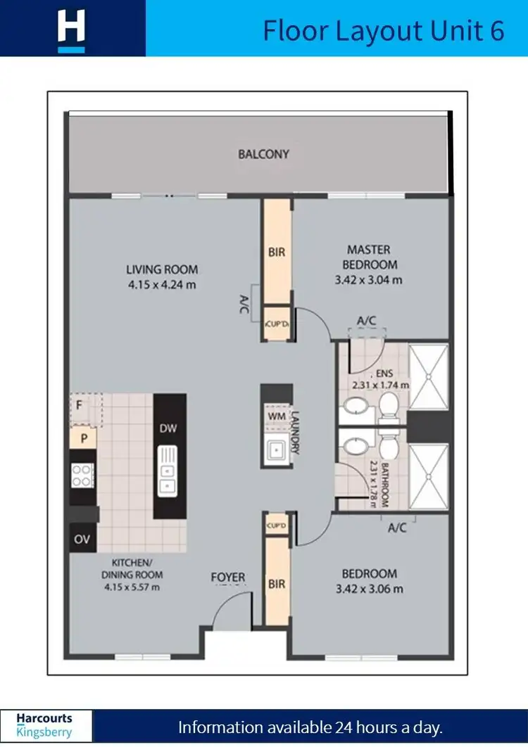 Floorplan of Homely unit listing, 6/13 Albert Street, Cranbrook QLD 4814