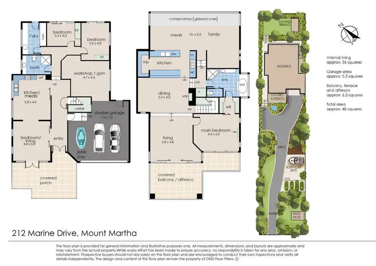 Floorplan of Homely house listing, 212 Marine Drive, Mount Martha VIC 3934