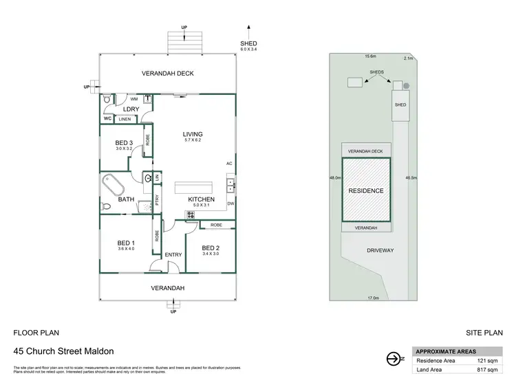 Floorplan of Homely house listing, 45 Church Street, Maldon VIC 3463