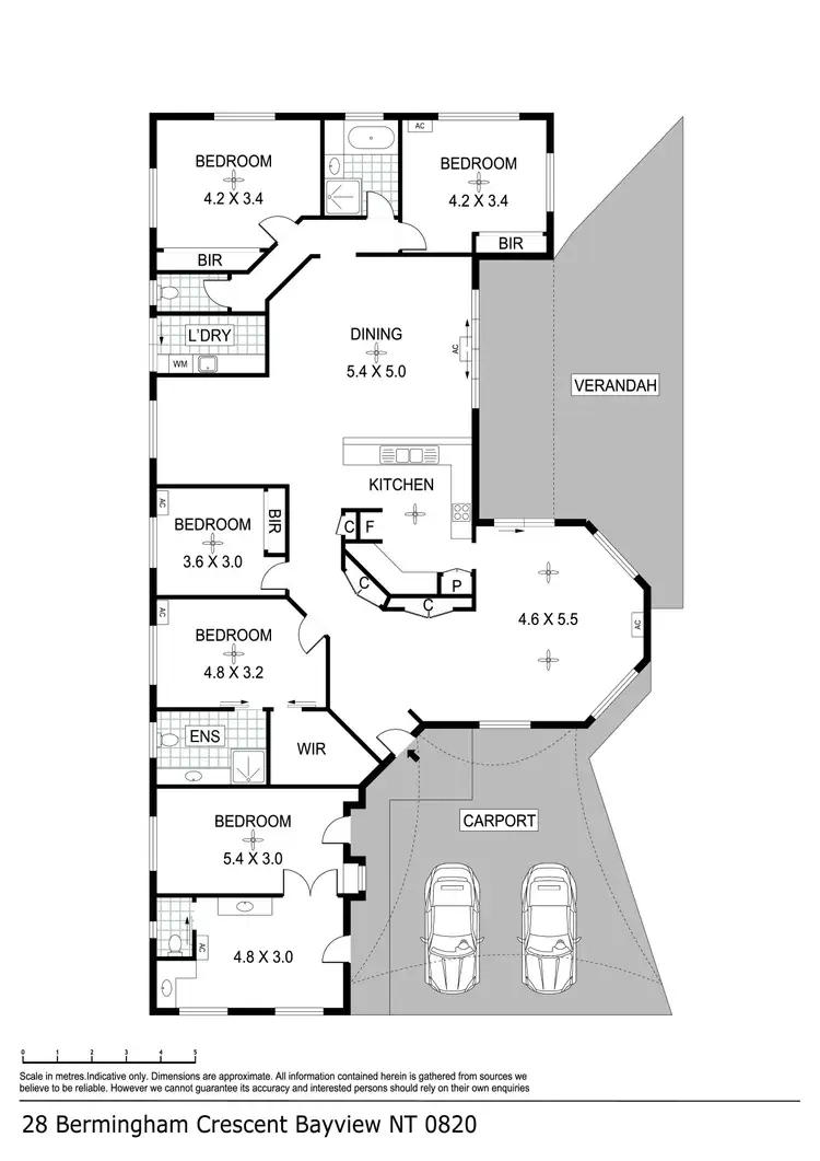 Floorplan of Homely house listing, 28 Bermingham Crescent, Bayview NT 820