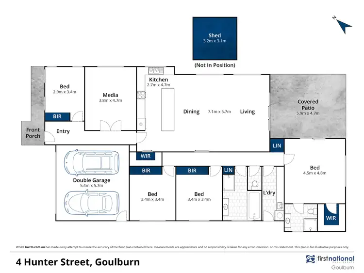 Floorplan of Homely house listing, 4 Hunter Street, Goulburn NSW 2580