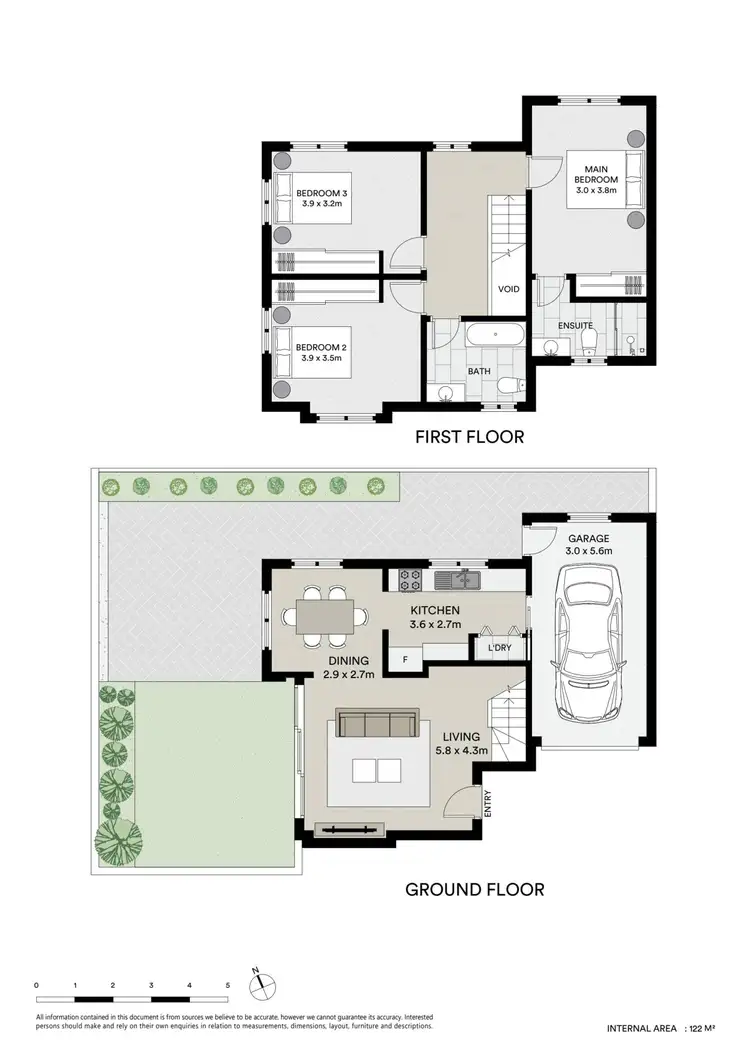 Floorplan of Homely townhouse listing, 1/56 Fraser Road, Long Jetty NSW 2261