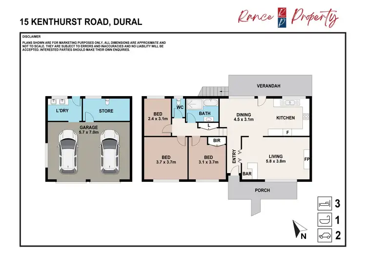 Floorplan of Homely house listing, 15 Kenthurst Road, Dural NSW 2158