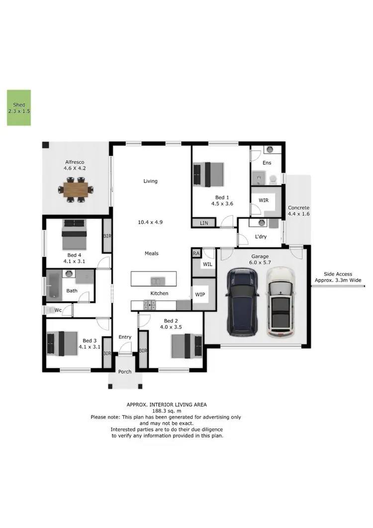 Floorplan of Homely house listing, 62 Albert Road, Chiltern VIC 3683