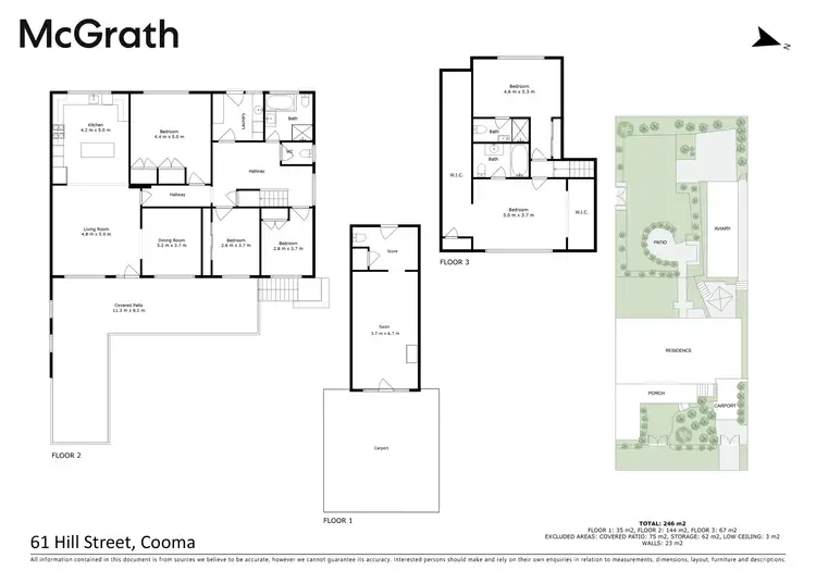 Floorplan of Homely house listing, 61 Hill Street, Cooma NSW 2630