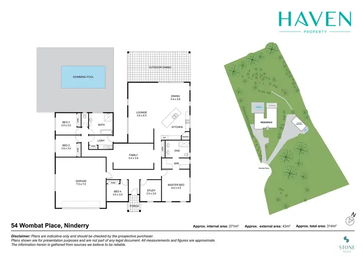 Floorplan of Homely rural property listing, 54 Wombat Place, Ninderry QLD 4561