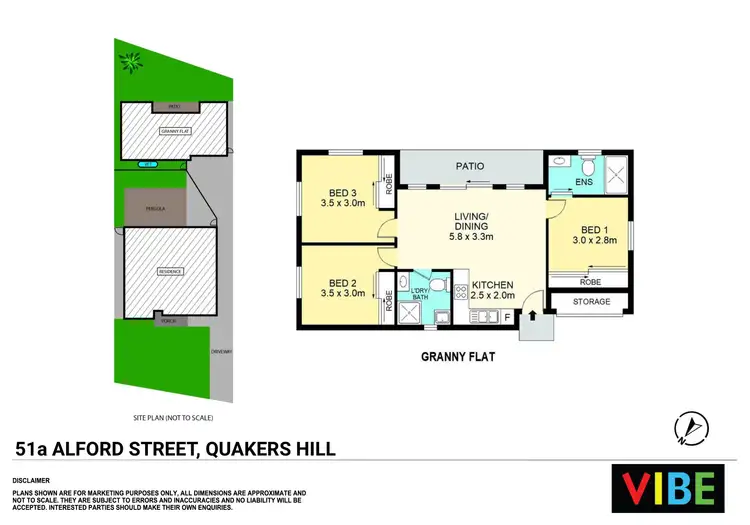 Floorplan of Homely house listing, 51A Alford Street, Quakers Hill NSW 2763