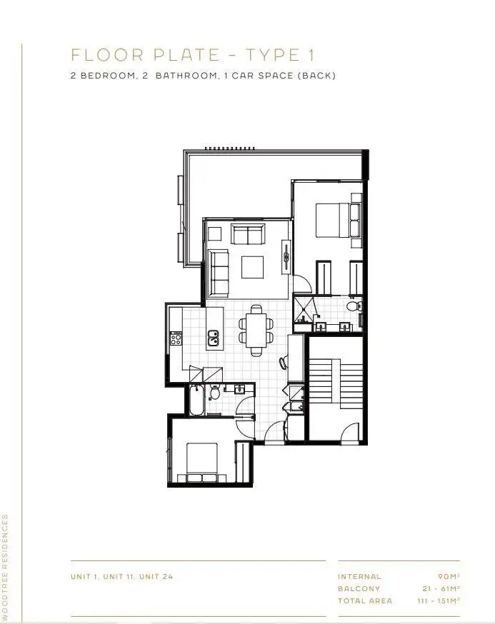 Floorplan of Homely apartment listing, 11/251 Ashmore Road, Benowa QLD 4217