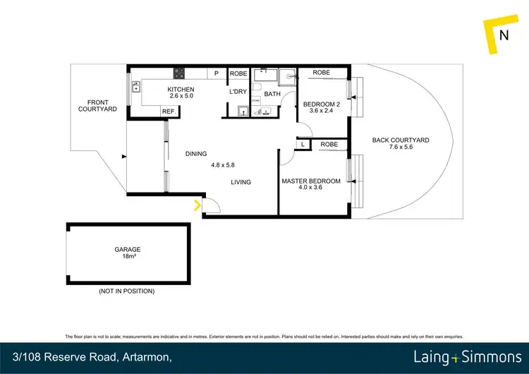Floorplan of Homely apartment listing, 3/108 Reserve Road, Artarmon NSW 2064