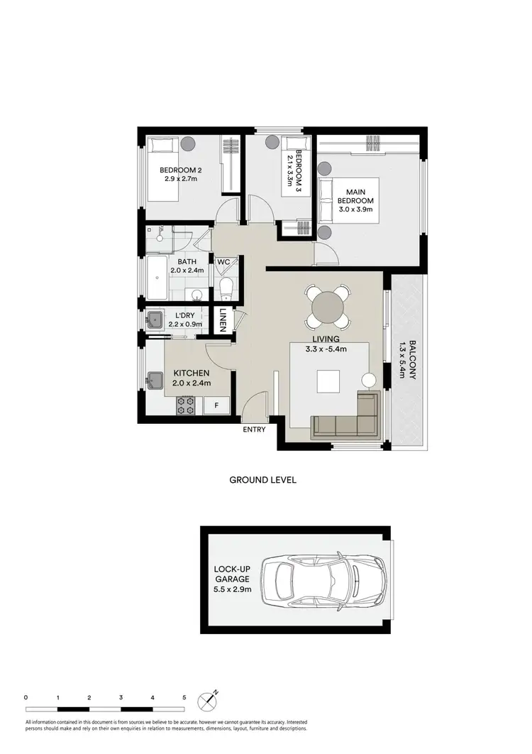 Floorplan of Homely apartment listing, 5/22 Monomeeth Street, Bexley NSW 2207