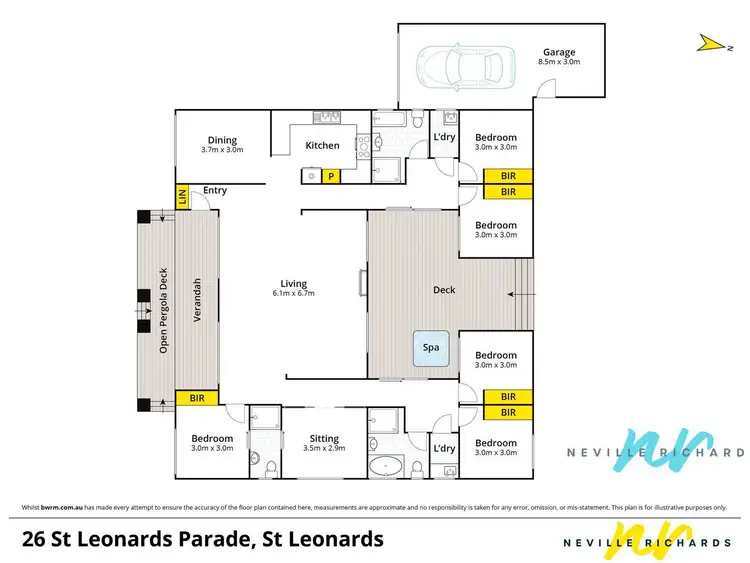 Floorplan of Homely house listing, 26 St Leonards Parade, St Leonards VIC 3223