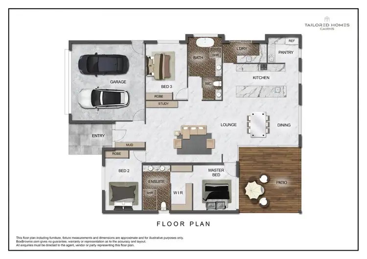 Floorplan of Homely house listing, 15 Barrier Drive, Kewarra Beach QLD 4879
