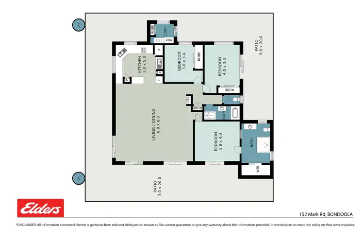 Floorplan of Homely house listing, 152 Mark Road, Bondoola QLD 4703