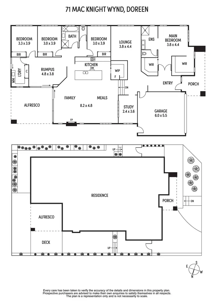 Floorplan of Homely house listing, 71 Mac Knight Wynd, Doreen VIC 3754